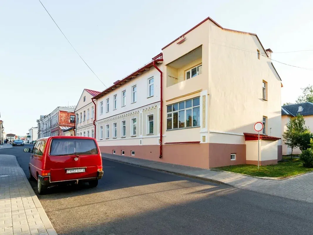 Дом лесорубов - здание на улице Василька, 14 в Гродно. Источник: Яндекс Карты