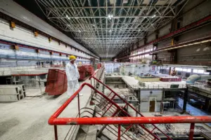 “Распрануцца да бялізны”. Рэпартаж з Ігналінскай АЭС, якую разбіраюць ужо 16 гадоў На Ігналінскай АЭС. Фота: Siarhei Satsiuk / LookByMedia