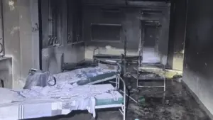 Пацыент падпаліў матрац: пасля пажару з гродзенскай бальніцы распачалі крымінальную справу пожар в больнице
