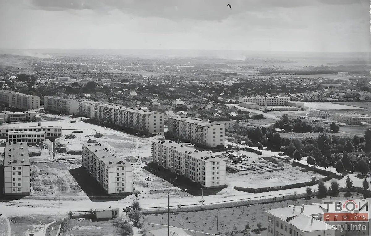 Вуліцы Горкага і Пушкіна, 1968 г. Фота з архіву Hrodna.life